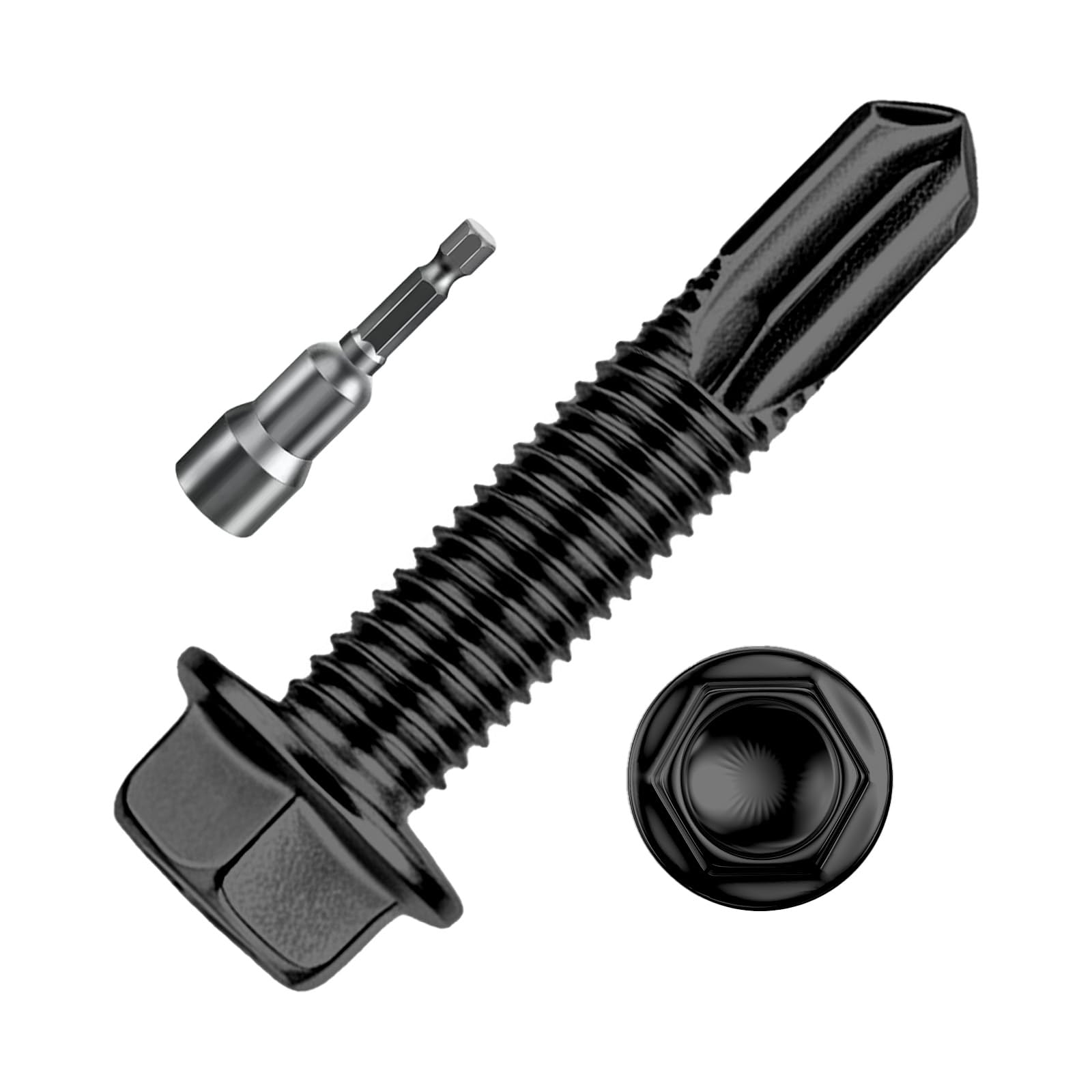 410 Stainless Steel Self-Tapping Screws - 300 Pcs -22