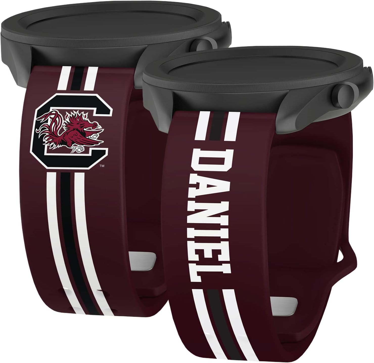 Affinity Bands South Carolina Gamecocks HD Watch Band Compatible with Samsung Galaxy Watch and more