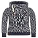 Produktbild U/A Beliebte Damen Bedruckte Kapuzenjacke Lose Sport Langarm Jacke Fleece Pullover Gr. 5X-Large, marineblau