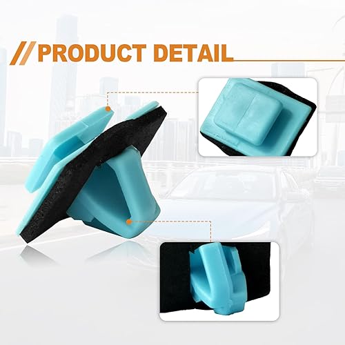Miniatura 5 de 30 piezas de clip de retención de moldeo basculante azul compatible con Hyundai Kia Elantra Santa Soul Sportage 87756-1F000