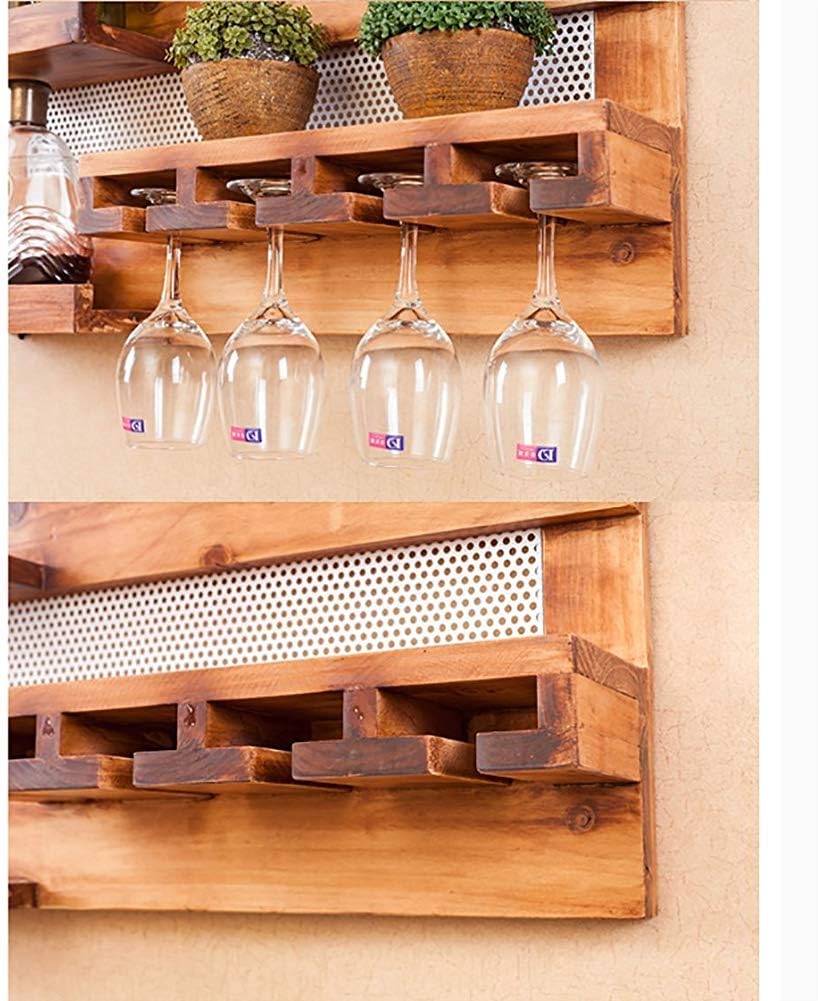 Creative Wall Wooden Racks Wallmounted Wine Racks Dining Room Wall Decoration Shelves