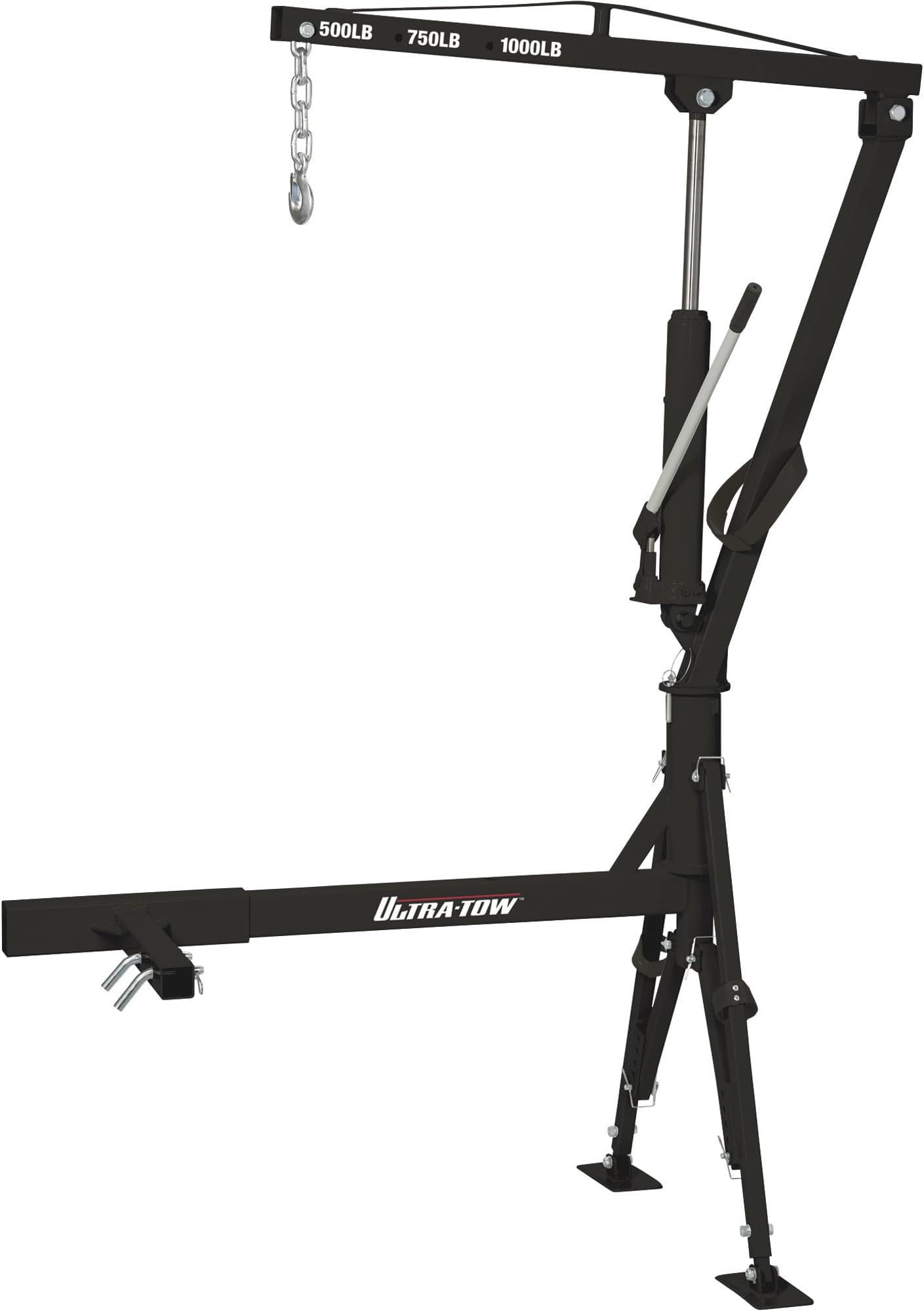 UltraTow Hydraulic HitchMount Truck Crane 1000Lb