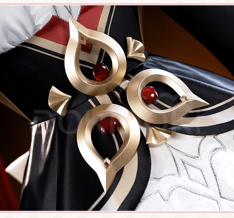 KIRA KIRA Genshin Sandrone Cosplay Costume Doki-N Game Genshin Fatui Harbinger Sandrone Cute Maid Dress Halloween Costume