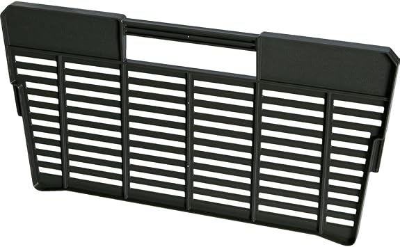 TRUSCO, SHI-LOW, Trunk Cargo Flat Top Plate Partition for Shallow Type, Dark Gray