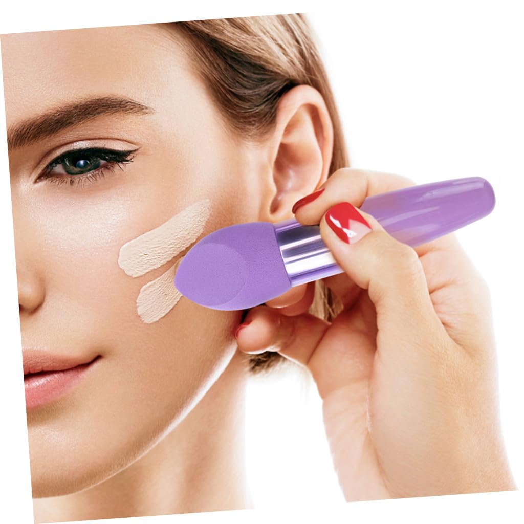 GALPADA Make Up Schwämme mit Griff 6 Stück aus Latex in Stiftform Tragbare Make Up Pinselstifte und Präzises Auftragen für Professionelles Schminken im Gesicht