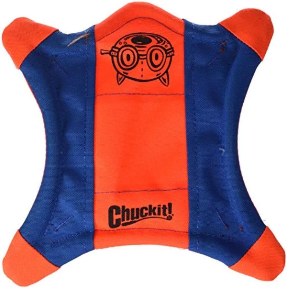 Chuck-It Fliegendes Eichhörnchen – Mittelgroßes Wurfspielzeug Für Hunde, Schwimmend, Mit Leuchtpfoten