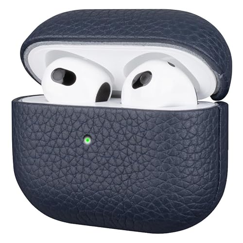 LUNBER-ARMOR�EFor AirPods Pro 3 �P�[�X ��3���� �J�o�[ PU���U�[ �V���v�� �ی�J�o�[ ������� �G�A�[�|�b�Y �v�� Pro3 2025���f�� ���C�����X�C���z�� �ی�P�[�X(�_�[�N�u���[)