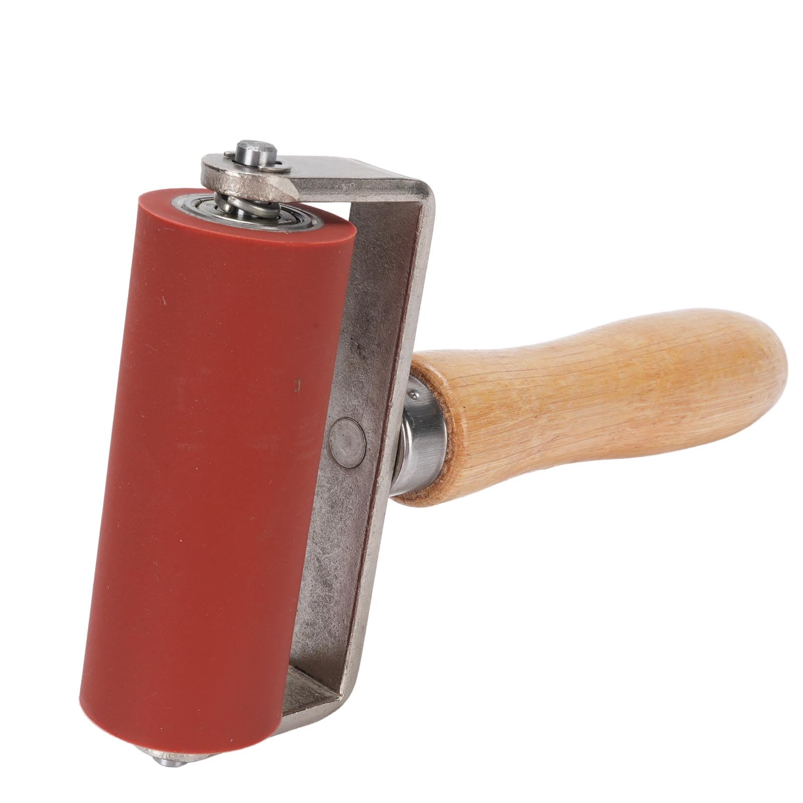 Rouleau Presseur en Silicone, Rouleau à Rouleau en Silicone, Rouleau à Pression, Rouleau à Main en Silicone, 32 Mm Dia 80 Mm de Largeur Haute Température 260 ℃ avec Conception à Double Roulement
