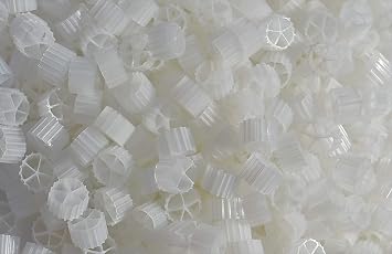Wave Point K2 Filter Media Moving Bed Biofilm Reactor MBBR for Aquaponics Aquaculture Hydroponics Ponds Aquariums 4 Cubic Feet