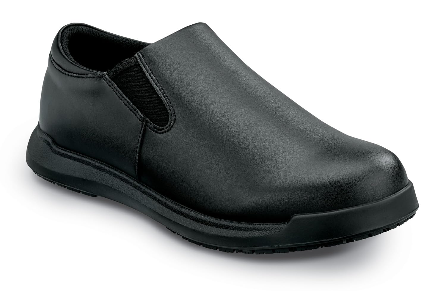 SR Max Ashland II, Men's, Black Soft Toe, MaxTrax Slip Resistant, Slip On, Work Shoe (9.0 M)
