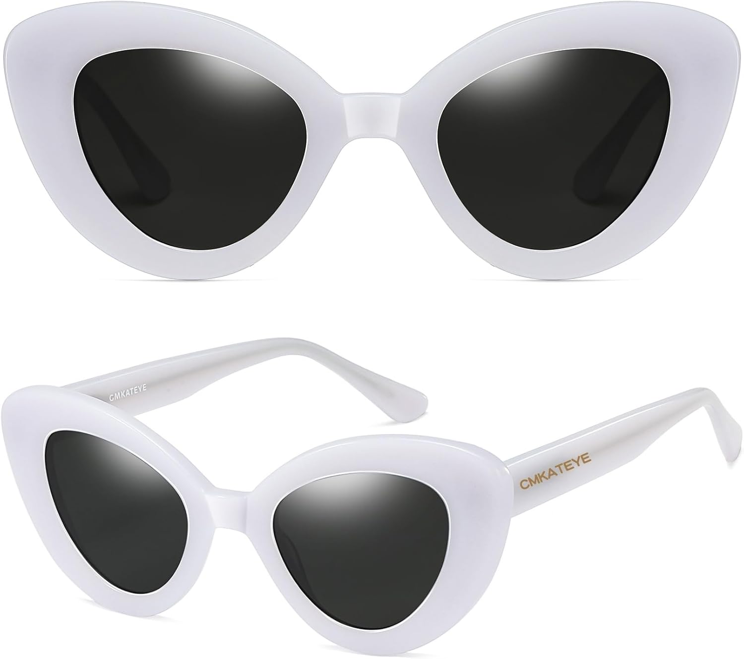 Cat Eye Sunglasses for Women, Trendy Retro UV Protection Sunglass, Stylish Vintage Cute Shades