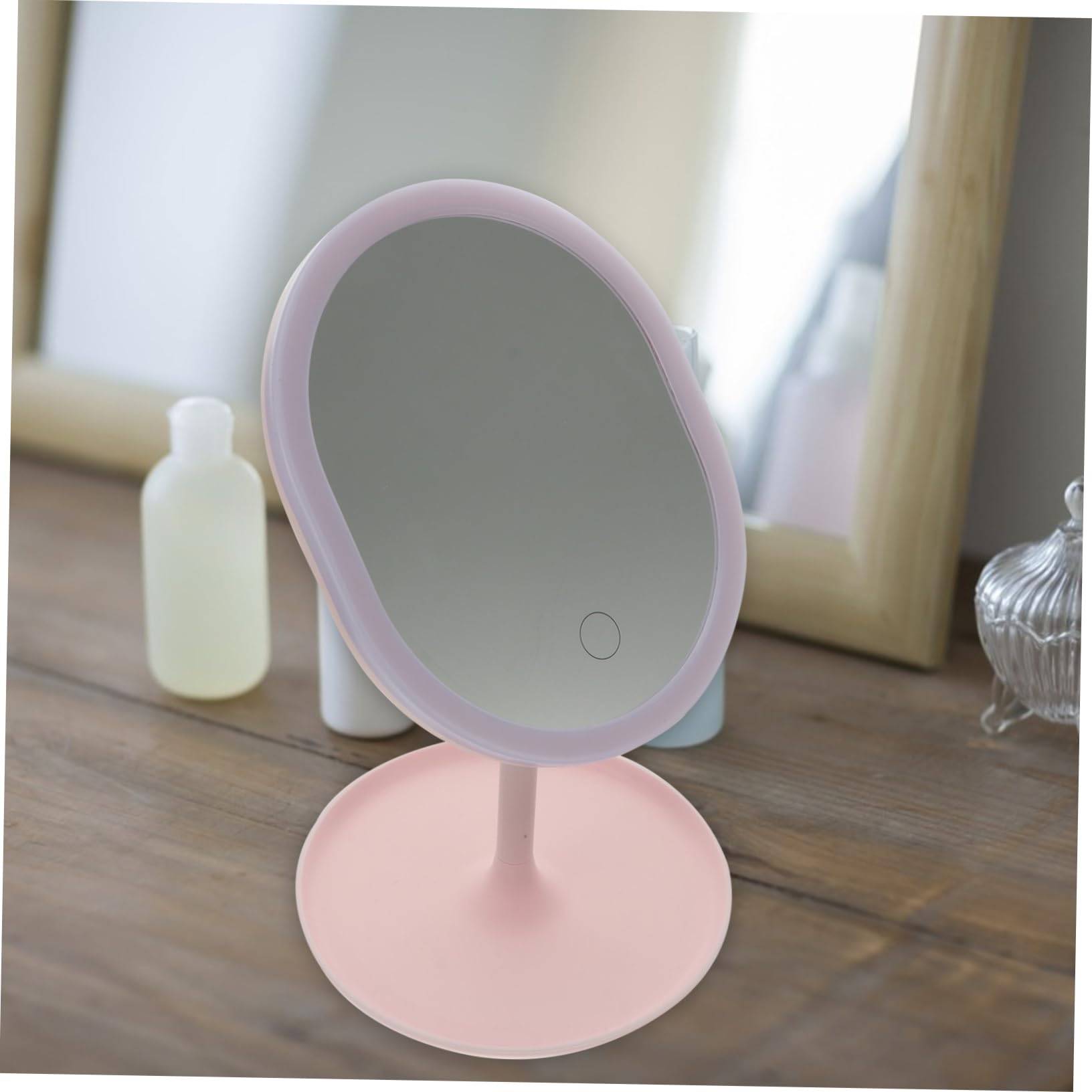 FRCOLOR Specchio Led Per Trucco Specchio Da Tavolo Illuminato Luce Led Per Trucco