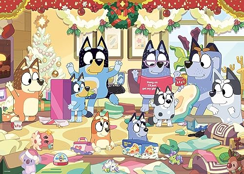 Ravensburger Bluey Christmas Special Edition 24 Piece Giant Floor Jigsaw Puzzle for Kids Age 3 Years Up, Multicoloured, 70 x 50 cm - Image 2