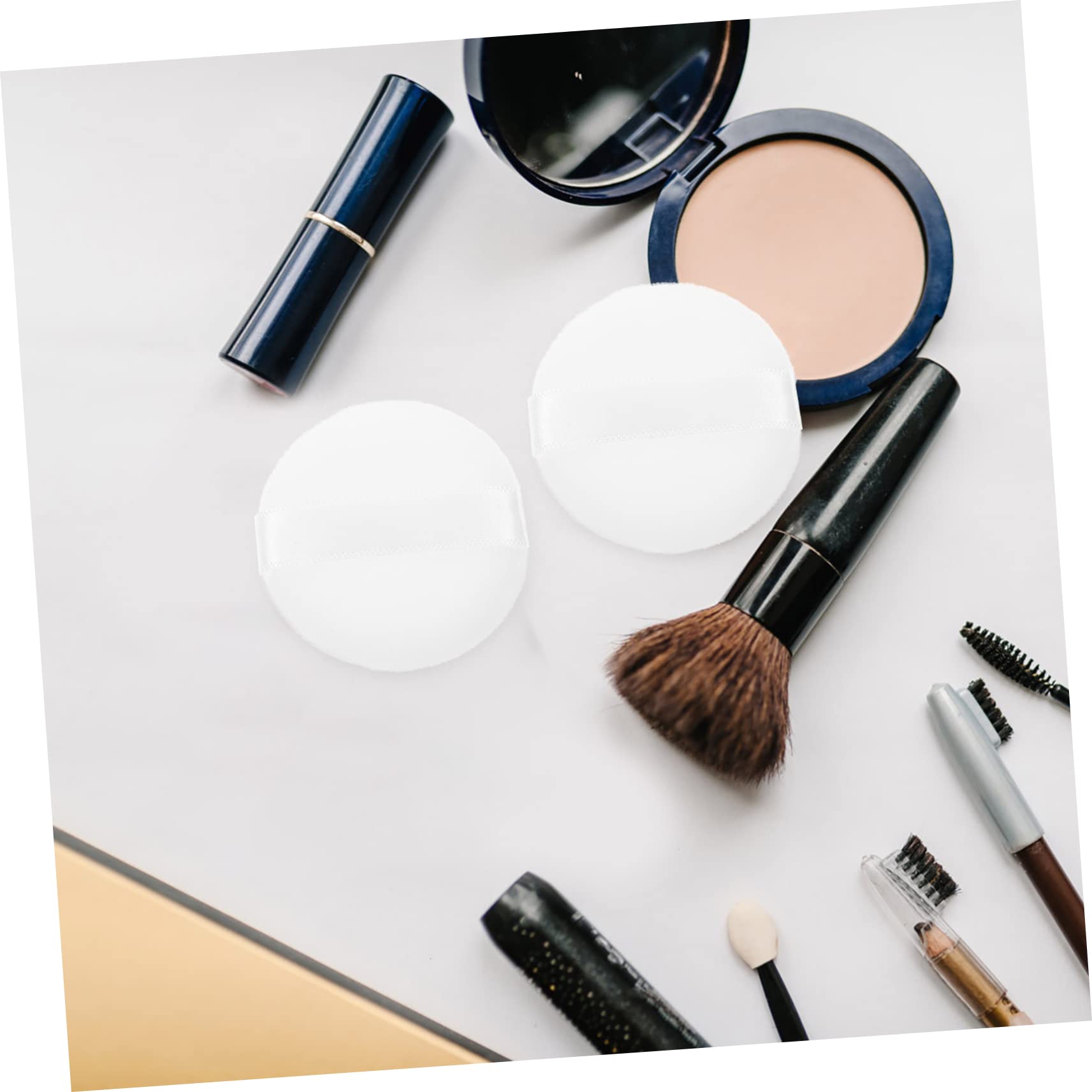 AUTSUPPL 20Pcs Small Makeup Soft Velour Powder Applicators for Women Versatile Cosmetic Tools for Foundation Blush and Concealer Comfortable and Convenient Makeup Accessories