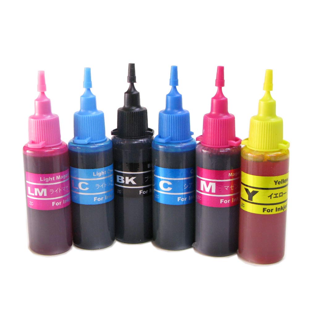 インク 30ml ボトル×6色 セット Amazon.co.jp: 【純正品6色】 エプソン (トビバコ) インク