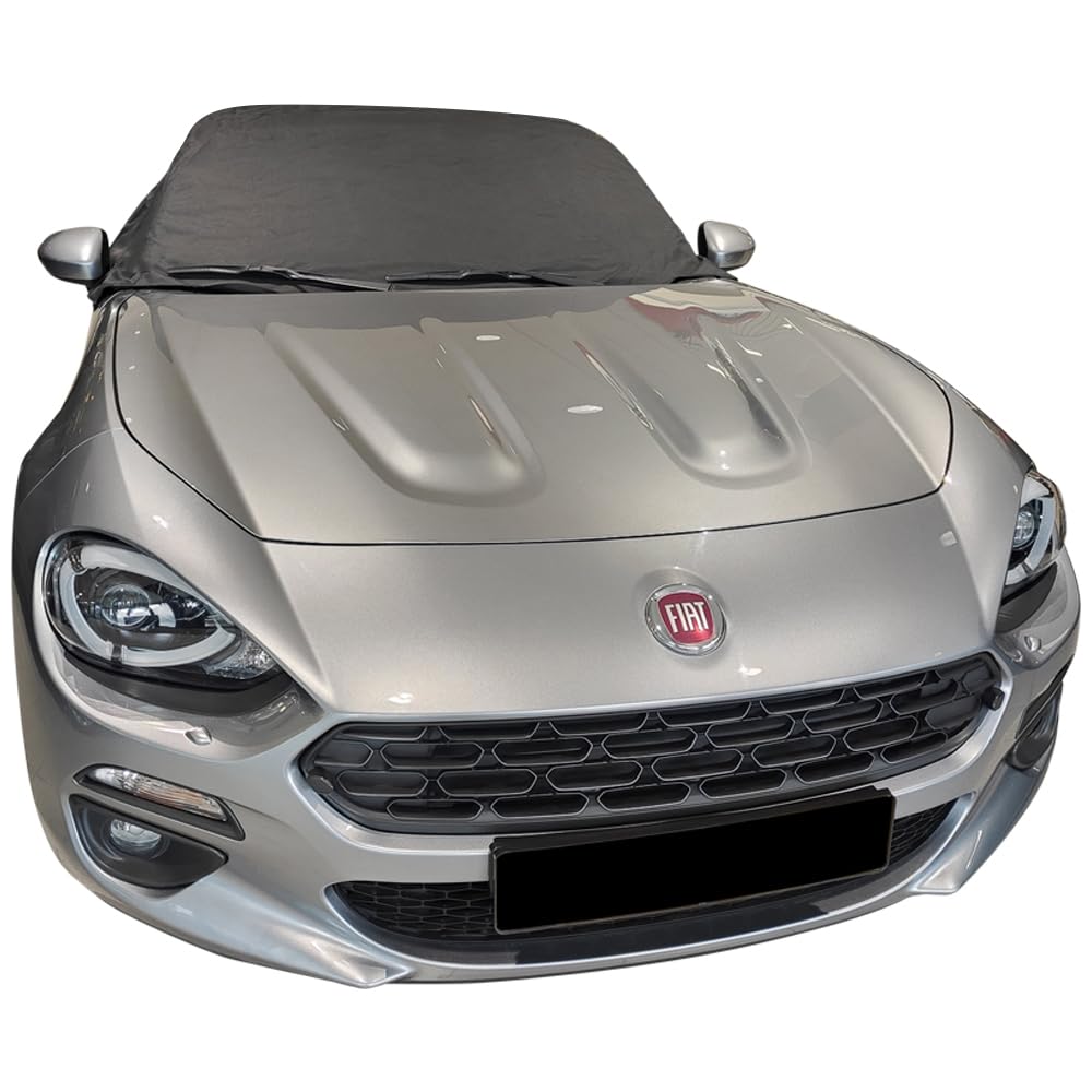 bâche de Capote Compatible avec Fiat 124 Spider Housse Noir