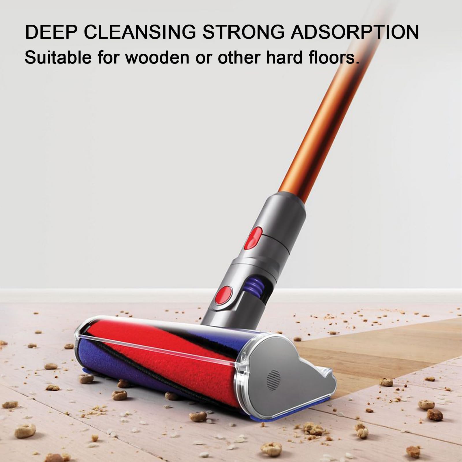 Brosse de sol à Rouleau Souple pour Dyson V11 V15 V10 V7 V8,Accessoire Rouleau Souple pour aspirateur Dyson SV10 SV11 SV12 SV14,Brosse Les sols durs