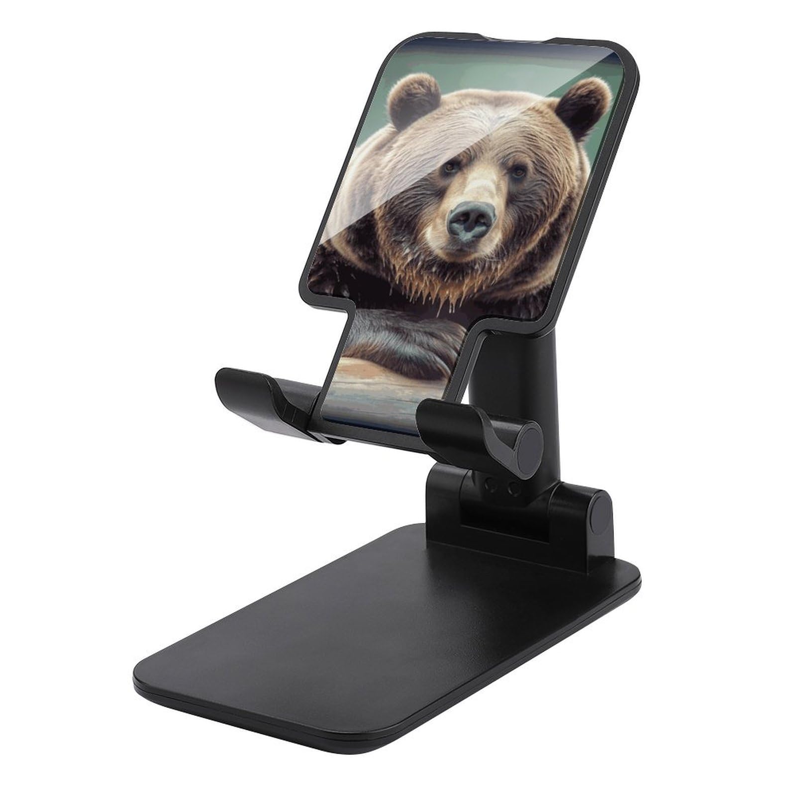 Support de téléphone réglable ours grizzly pour télétravail - 7