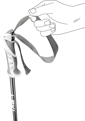 Miniatura 3 de LEKI Womens Bliss Lightweight Aluminum Ski Poles for Alpine Skiing