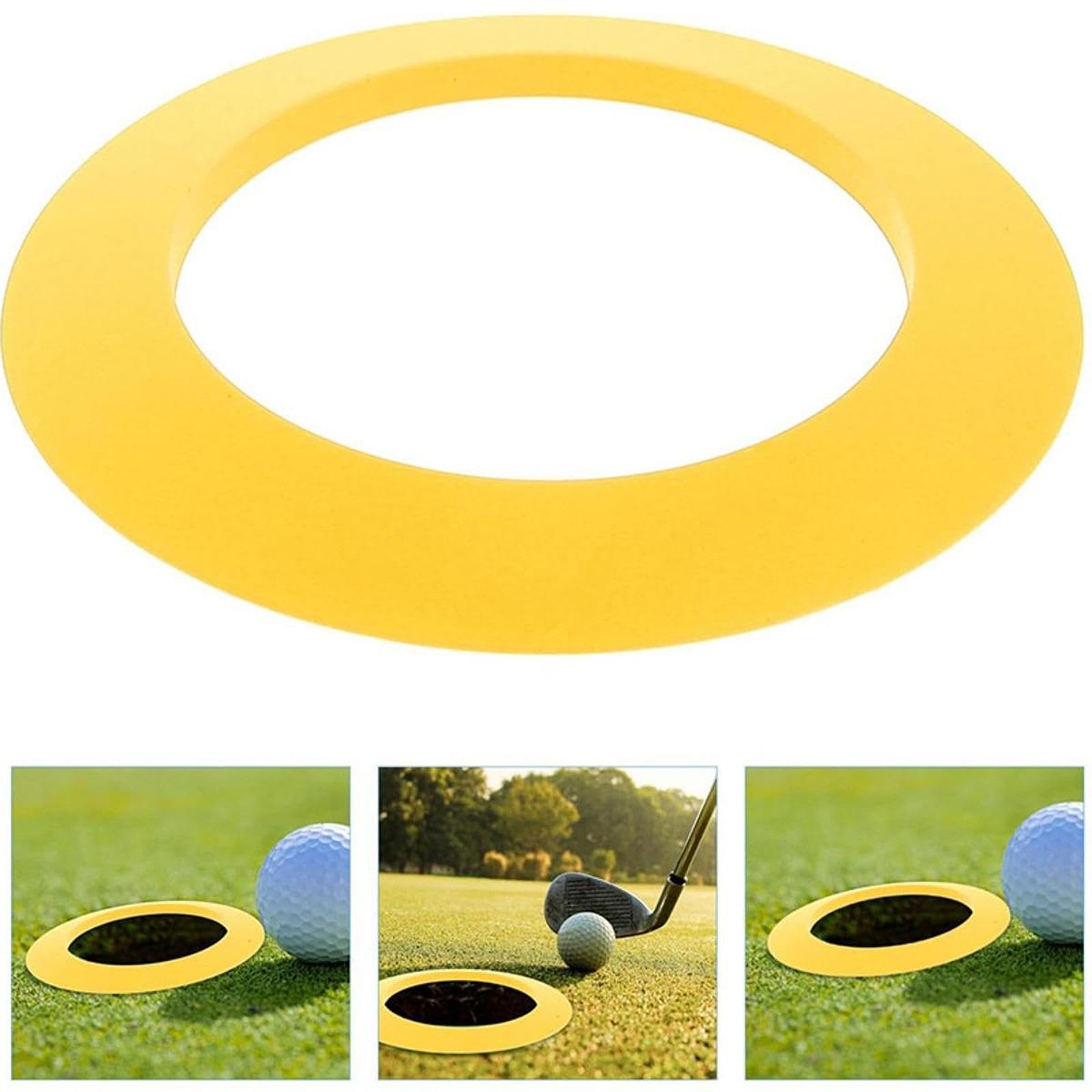 4 Anelli da Putting Portatili per Il Campo da Golf in Giardino