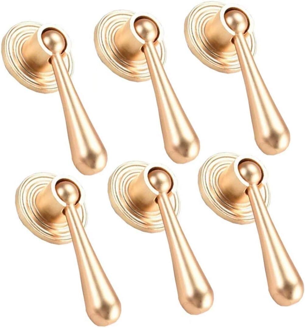 Poignées d'armoire solides lot de 6 boutons en métal lourd pour relooker vos meubles