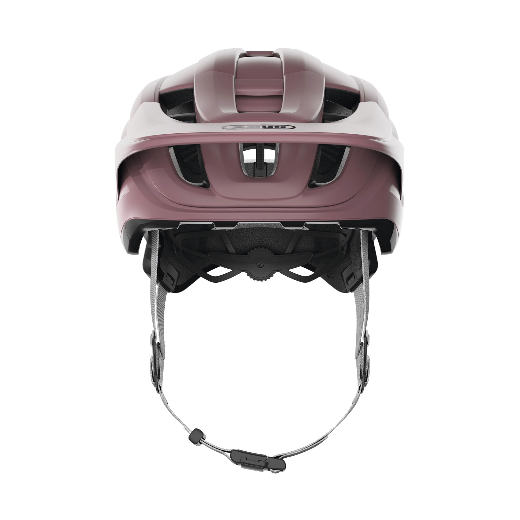 ABUS Cliffhanger Casco MTB para Bicicleta, Blush Red, L | Casco MTB para Singletrail y Enduro, cierre magnético, visera ajustable, almohadillas lavables