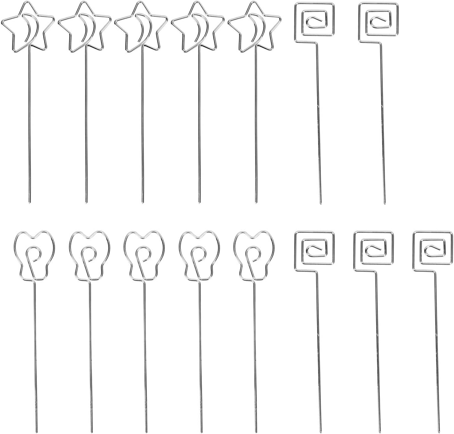 plplaaoo 15pcs Table Number Holders, Mini Place Card