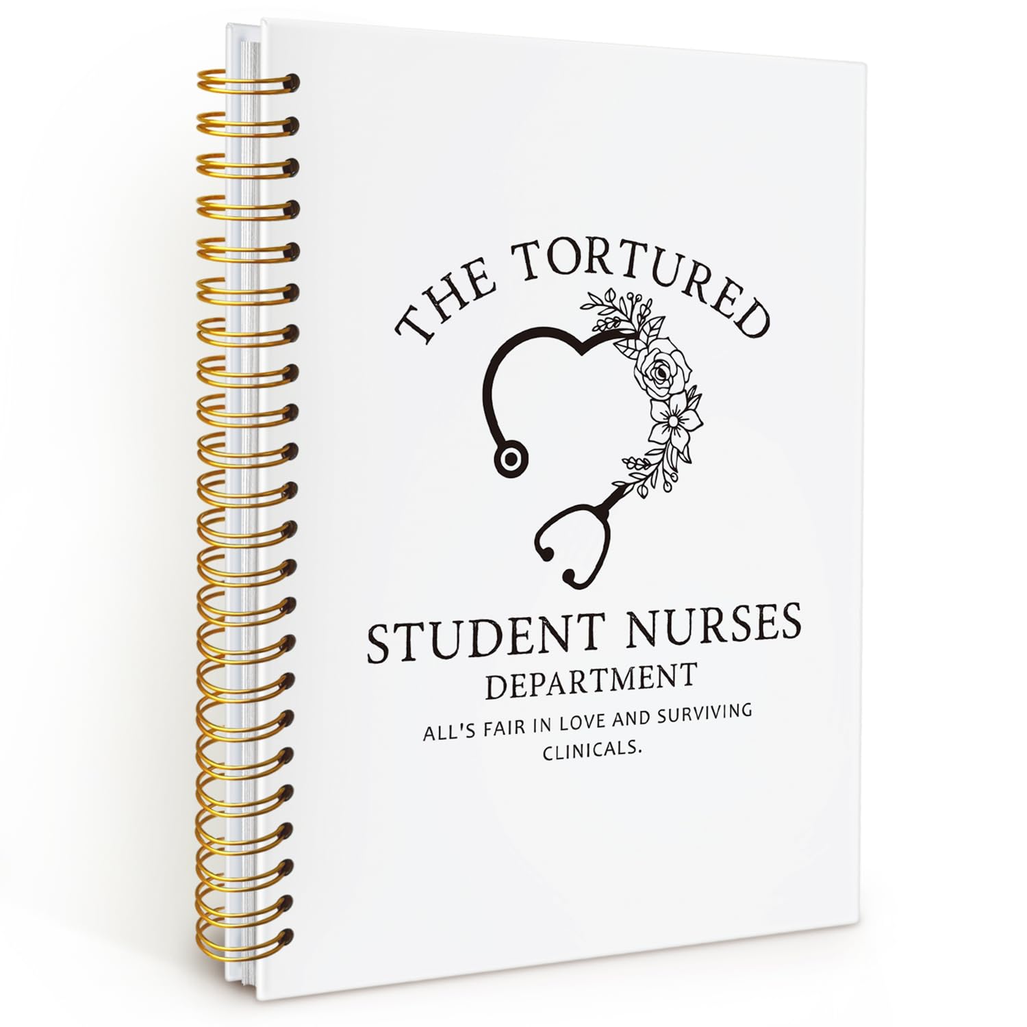 Wheatwin Nurse Appreciation Gifts, Funny Nurse Notebook Journals, Nurse Student Clinical Notebook Nursing Hardcover Spiral Notebook 5.5x8.3