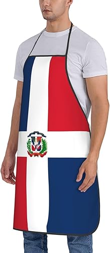 Miniatura 9 de Delantales de bandera francesa de San Martín para hombres, mujeres para cocina, hornear, barbacoa, chef