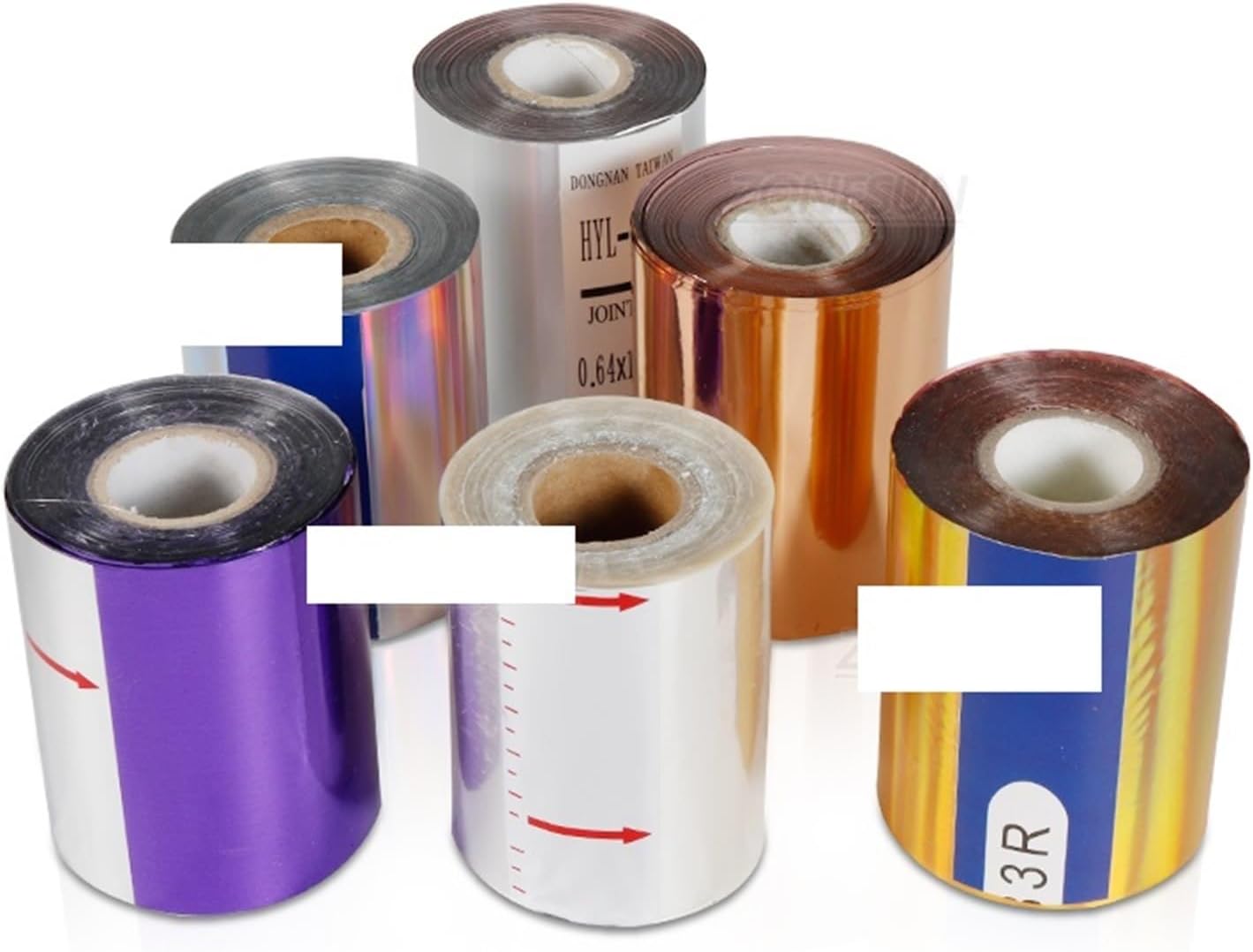 Foil Transfer Sheets 8cmX120m Rolls Hot Foil Stamping Paper Heat Foil Transfer Anodized Gilded Paper For Leather PU Wallet Hot Foil(Color-19)