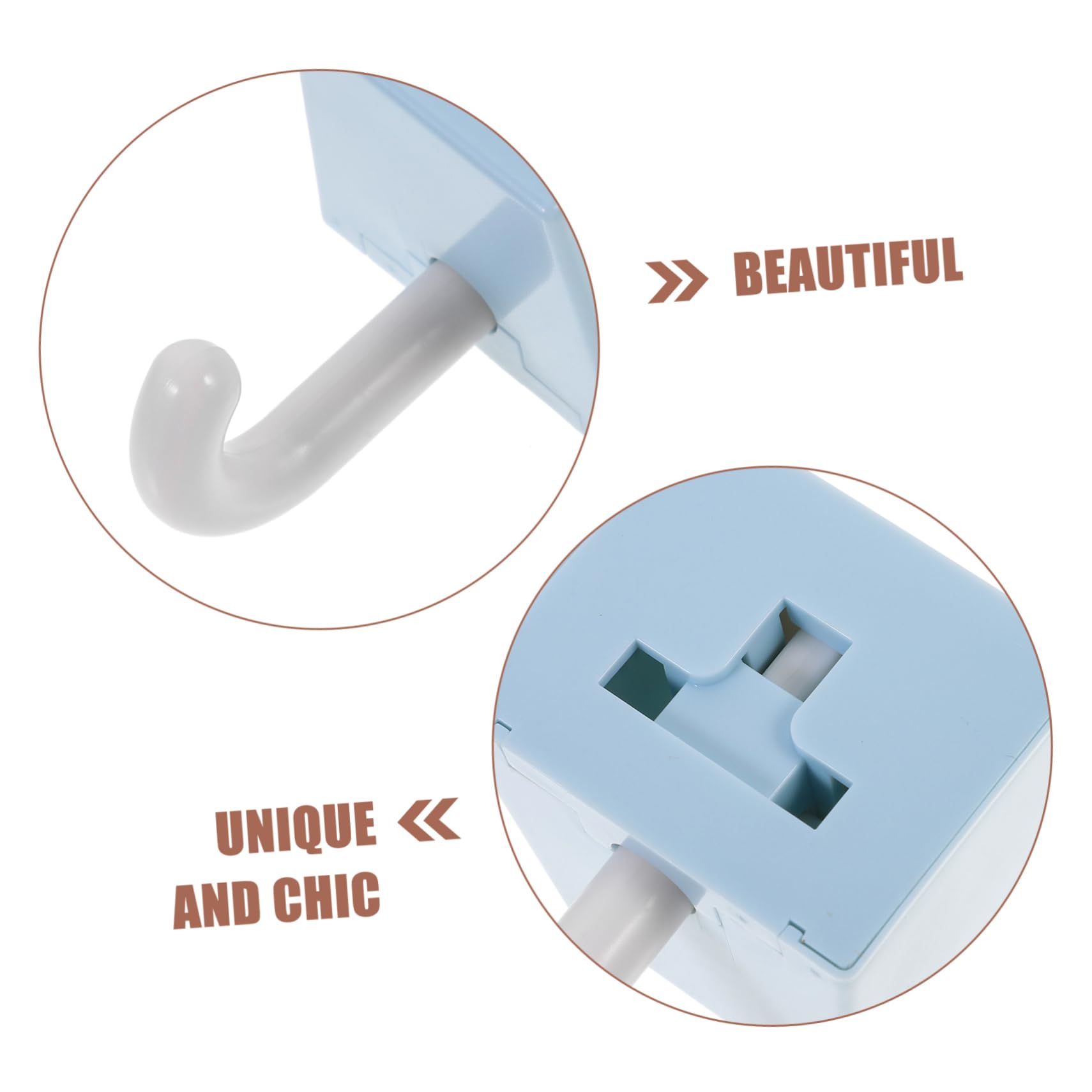 NUOBESTY Perchero Sin Perforaciones No Ser Doble Percha El Secado Colgador De Toallas De Baño Gancho De Toalla Ganchos Para Toallas De Pared Gancho De Baño El Plastico 2 Piezas X 4