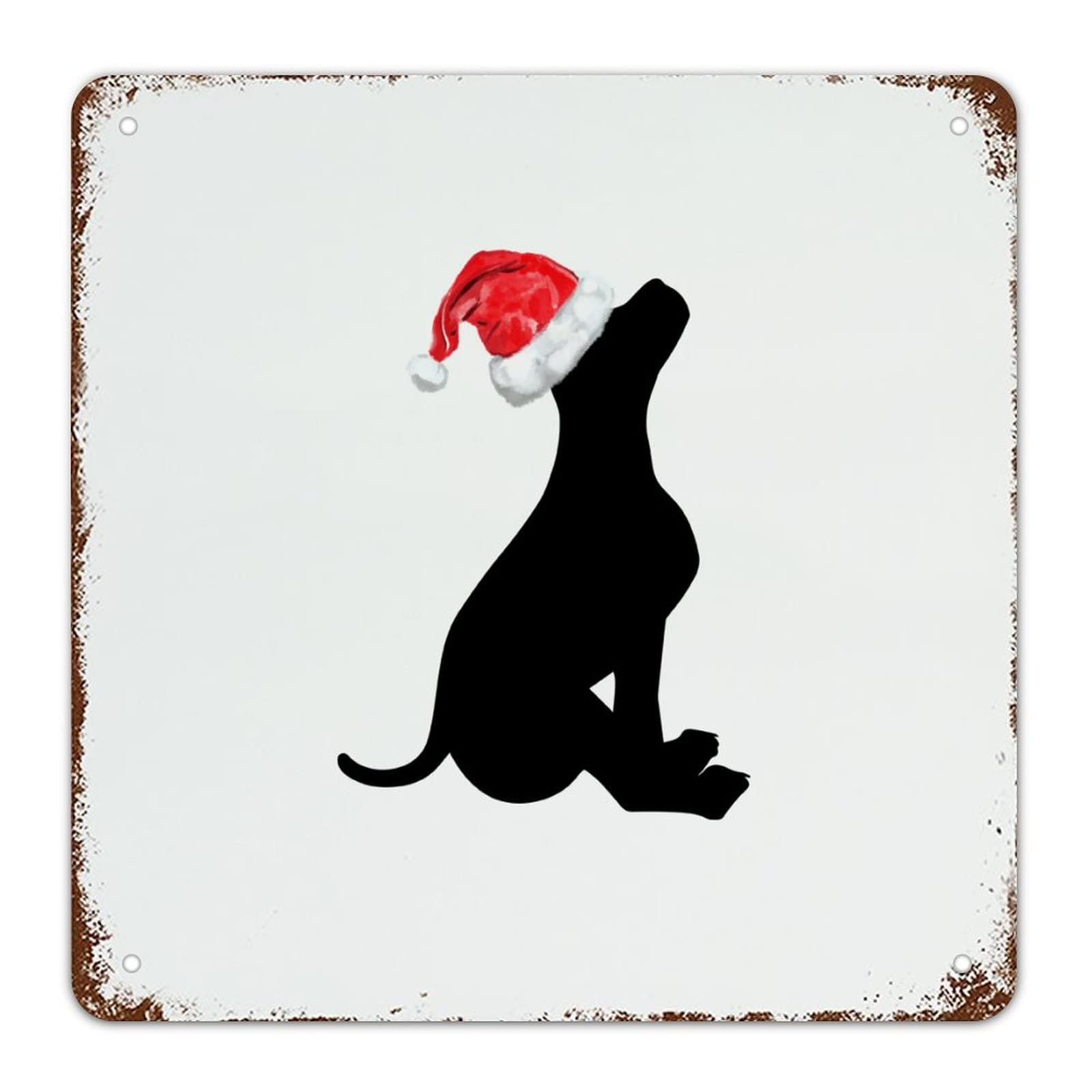 Panneau de Noël décoration murale rustique chambre et cuisine métal