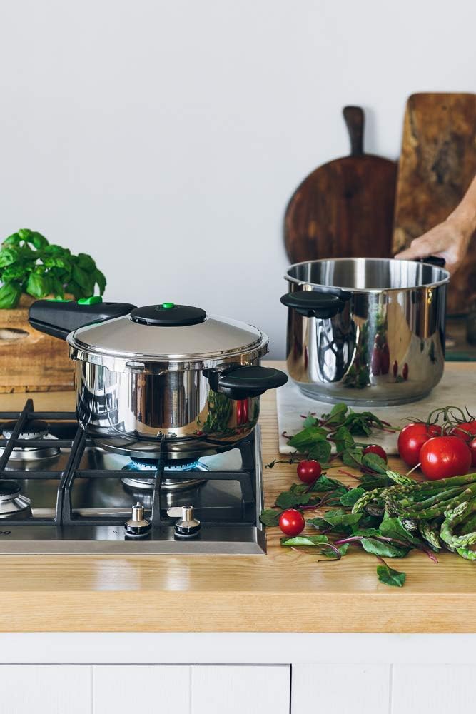 Monix Presto Pressure Cooker, 18/8 Stainless Steel