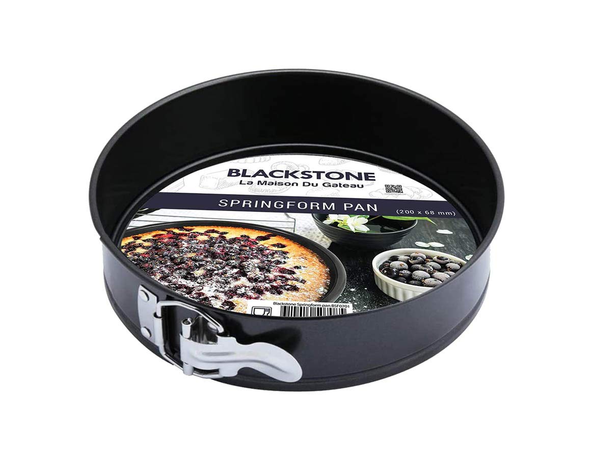 BLACKSTONE Spring Form Cake Pan Cheese Cake Baking Mold Bakeware, cake making pan, non stick bakeware (20 CM) صينية قالب التشيز كيك
