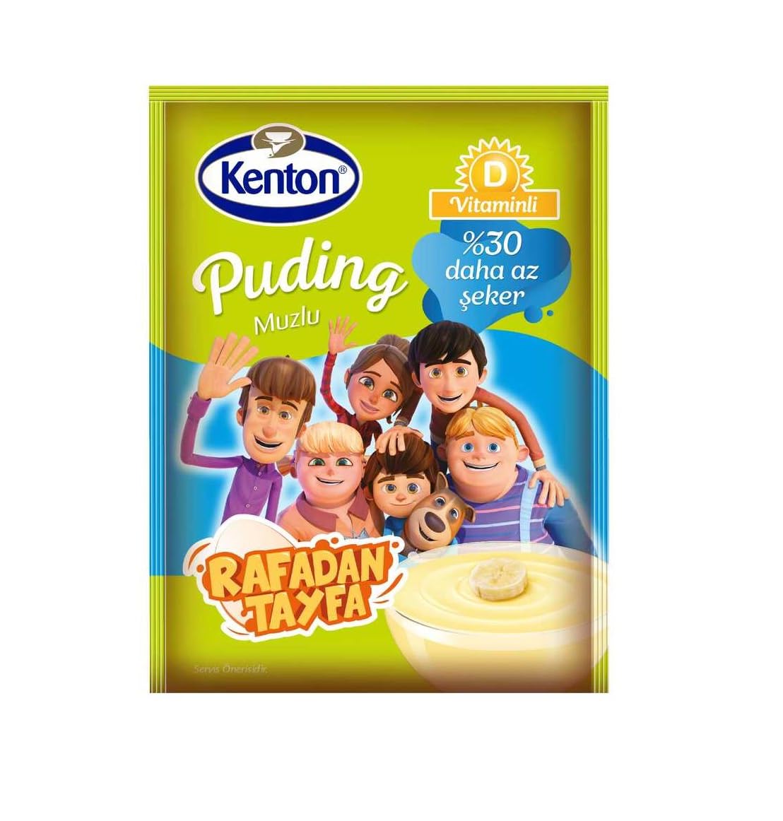 Kenton Puding D Vitaminli Şekeri Azaltılmış Muzlu 100g