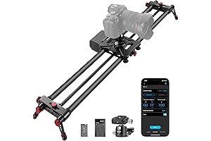 NEEWER 47.2”/120cm Motorized Camera Slider with Included Zoom Slider