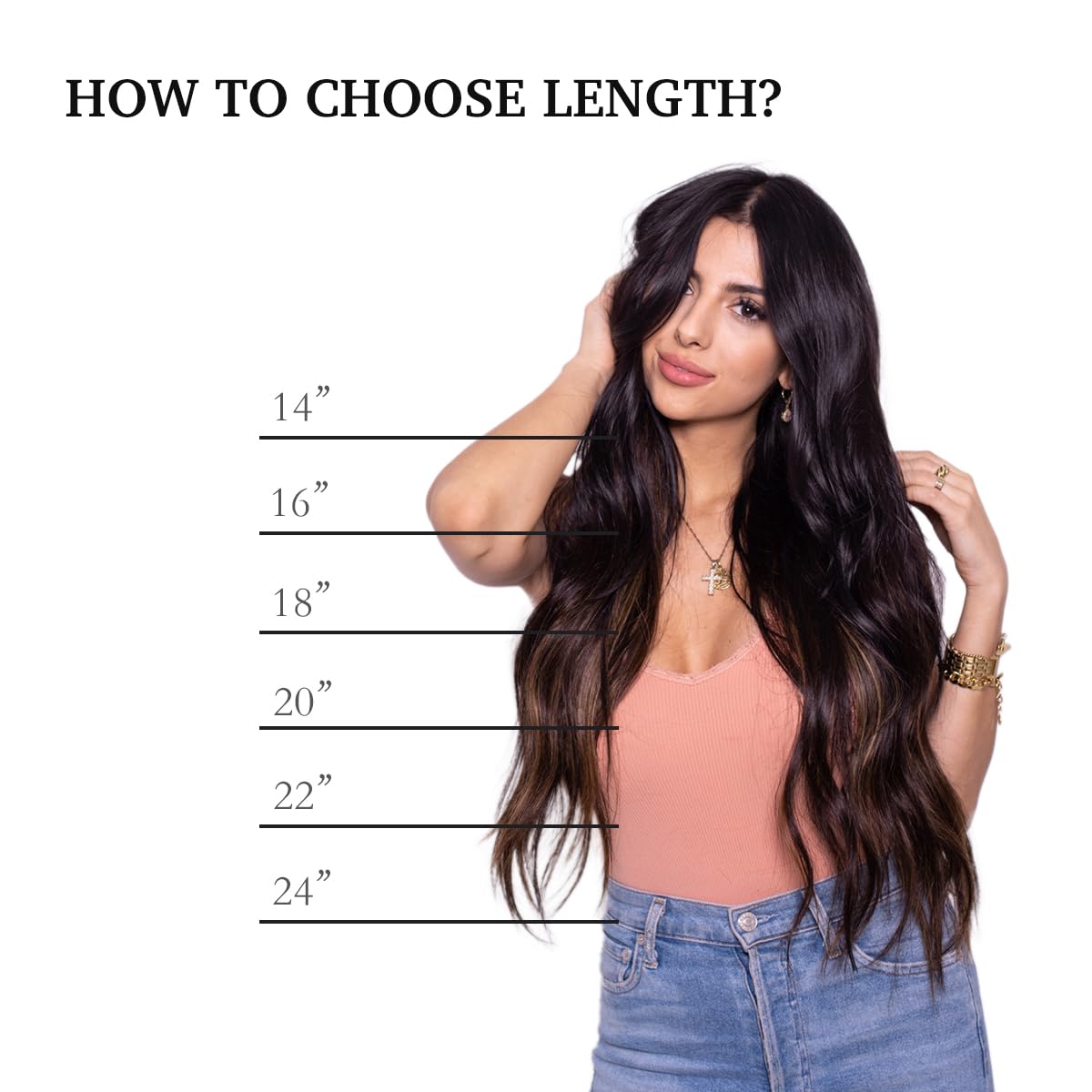 XDhair Extension Capelli Veri Tessitura Castano Cioccolato 35cm 80g Remy Capelli Umani Tessitura Extension Straight Natural Hair Invisibile (weft#4-14cm)