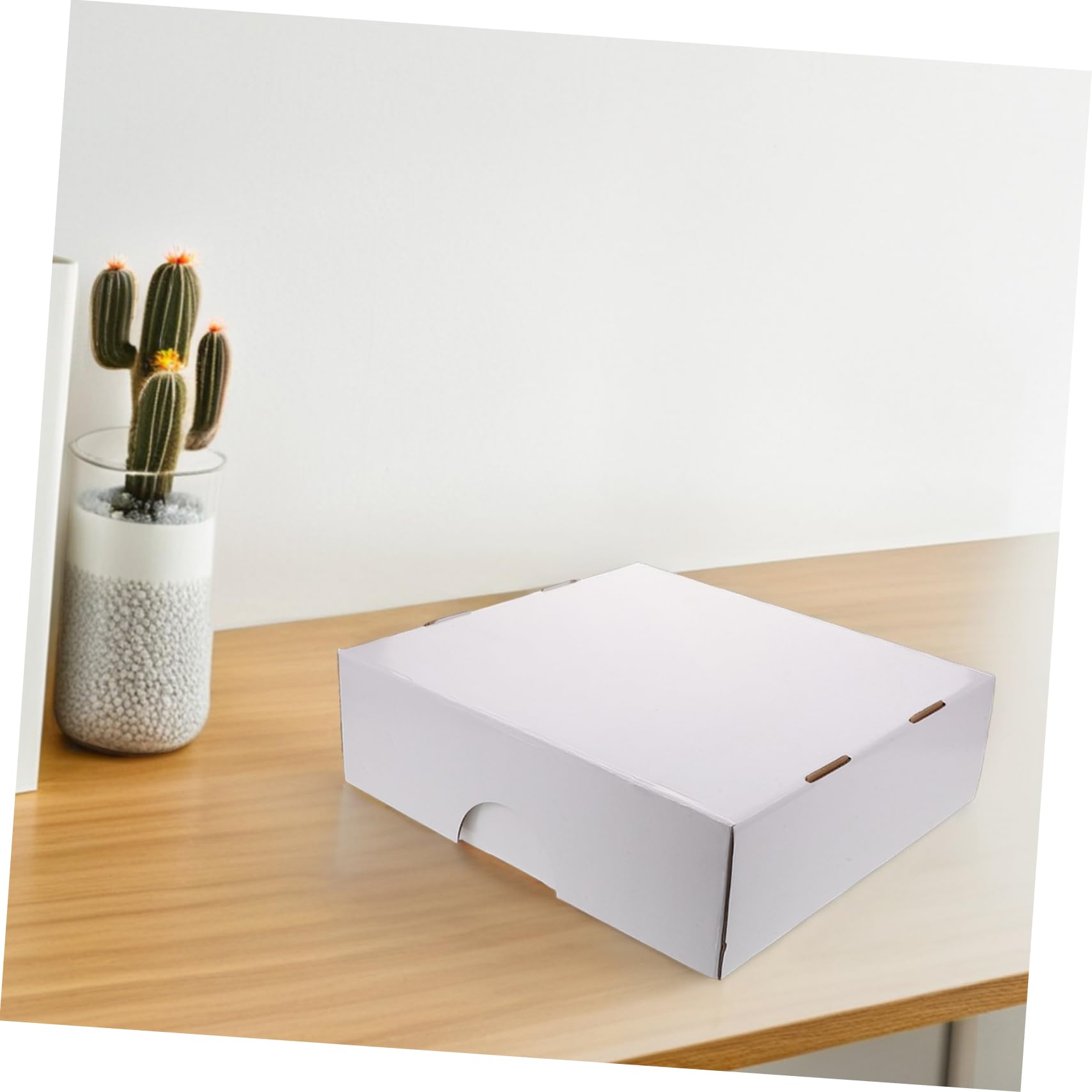Card Box per Carte da Gioco in Carta Bianco con Scomparti