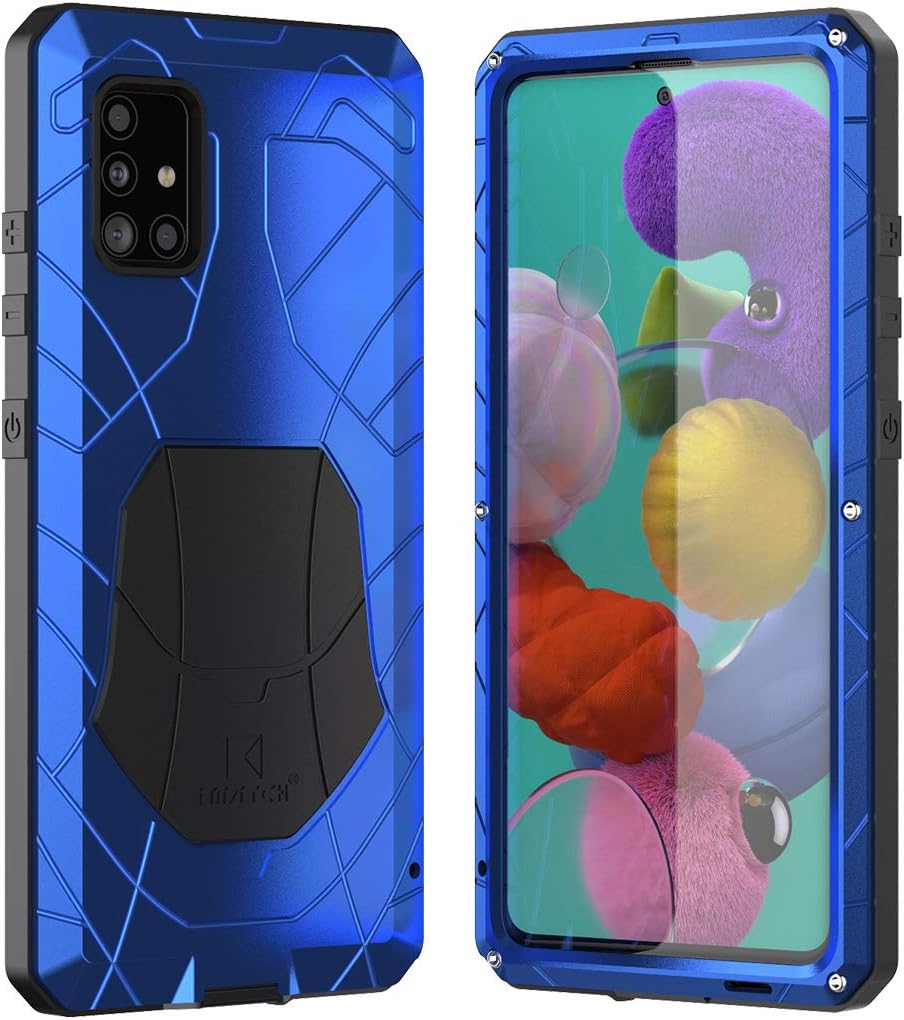 Prоmо 40% оƒƒ Feitenn Galaxy S10 Lite Metal Case, Samsung A91 / M80S Case Heavy Duty, Hard Cover Armor Military Bumper Shockproof Defender Men Gift Outdoor Screen Protector for Samsung Galaxy S10 Lite 2020 - Blue