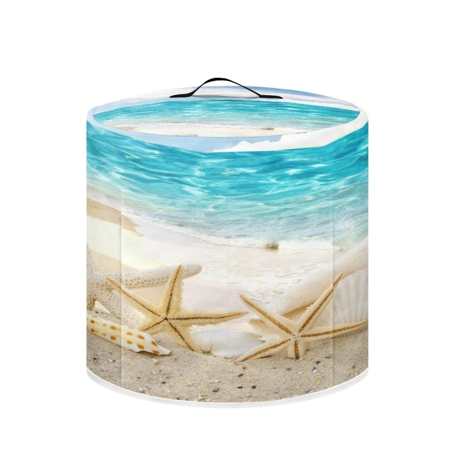 GLENLCWE Hawaiian Starfish on Beach Dust Cover Washable Kitchen Appliance Cover with Pocket for 8 Quart Instant Pot/Electric Pressure Cooker/Air Fryer/Crock Pot