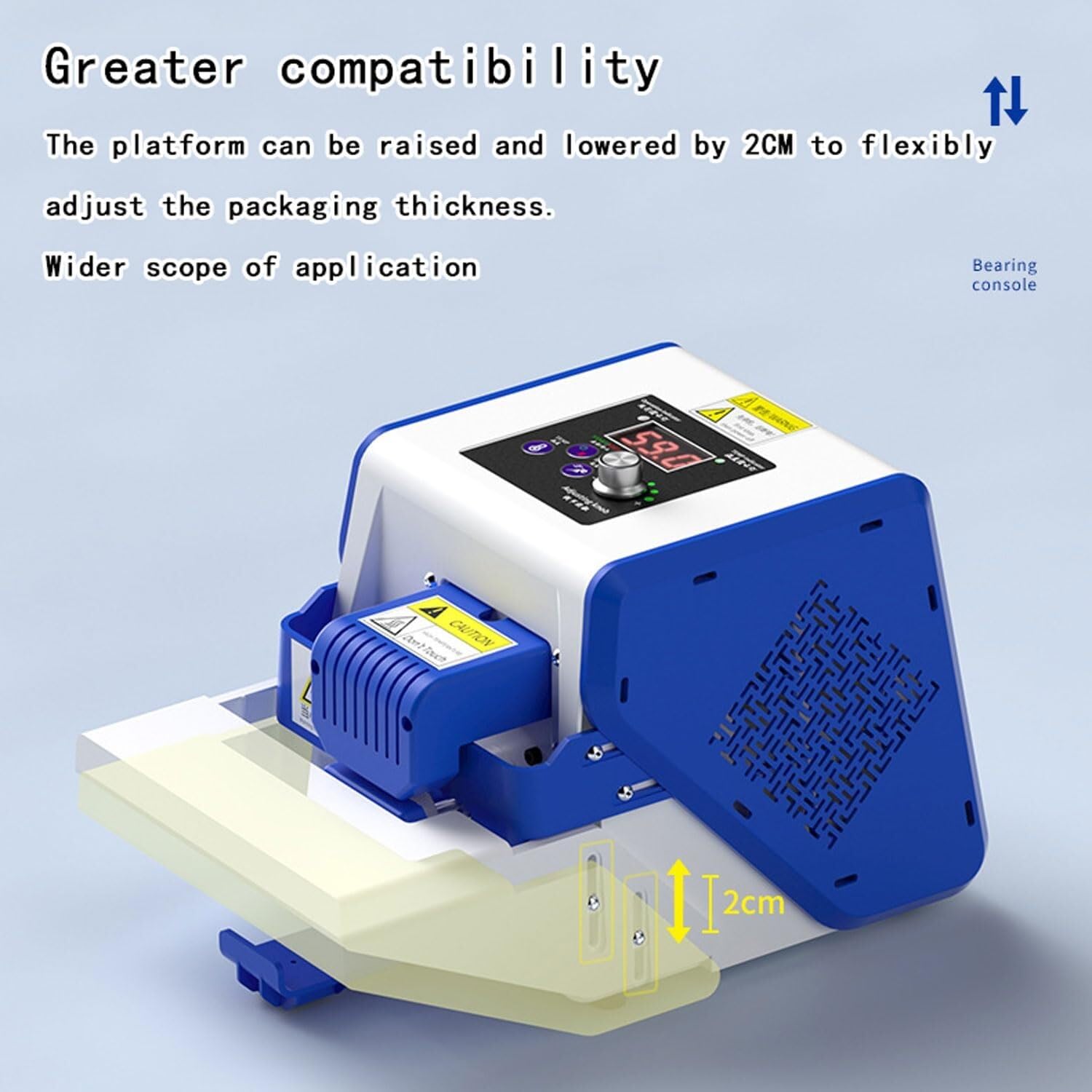 Machine Scellage Sacs Continu Scelleuse à Bande Horizontale Acier Carbone P 010578951758