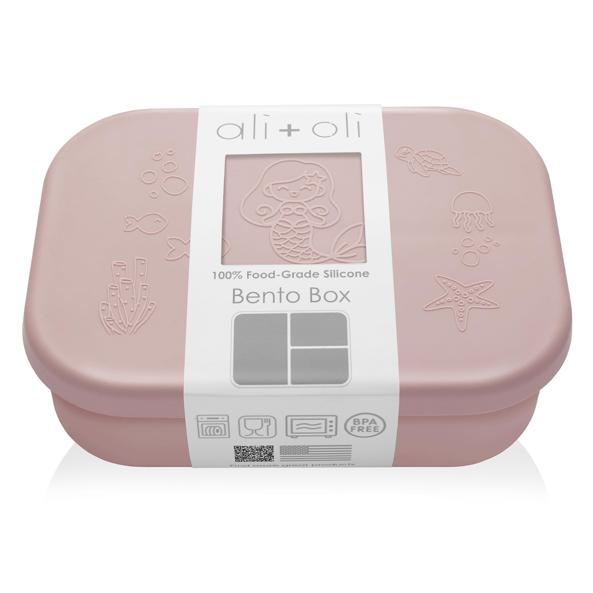Ali+Oli Silicone Bento Box for Kids