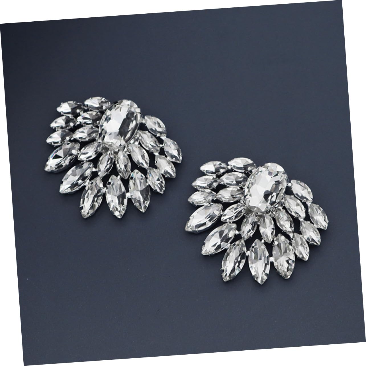 PACKOVE Fibbia Di Strass Decorazioni Per Fermagli Per Scarpe Gioielli Da Sposa Fermagli Per Scarpe Strass Accessori Da Sposa Ciondoli Per Scarpe Con Tacchi Con Silver