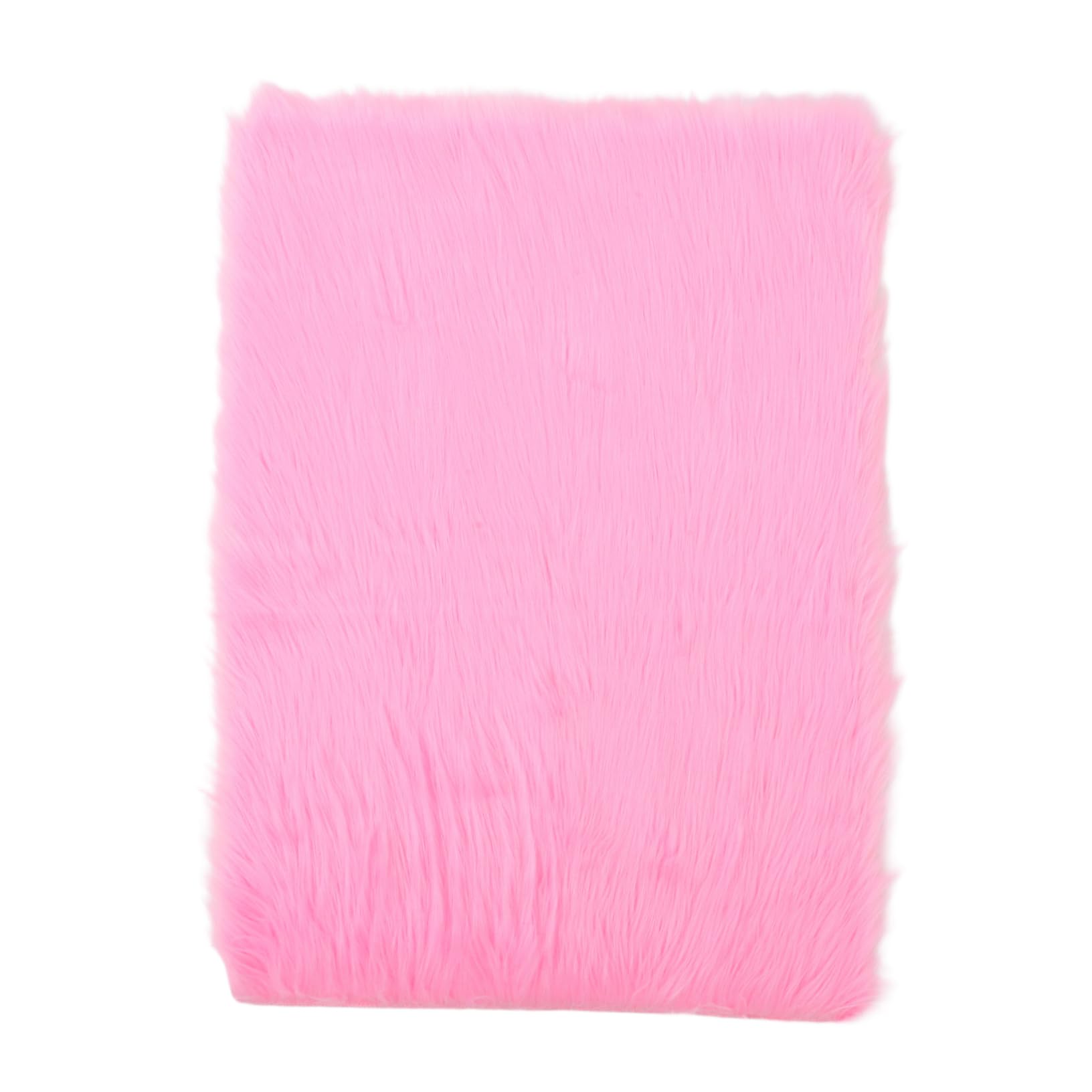 Alfombra peluda HOMOCONO rectangular antideslizante con purpurina para suelo frío de niñas