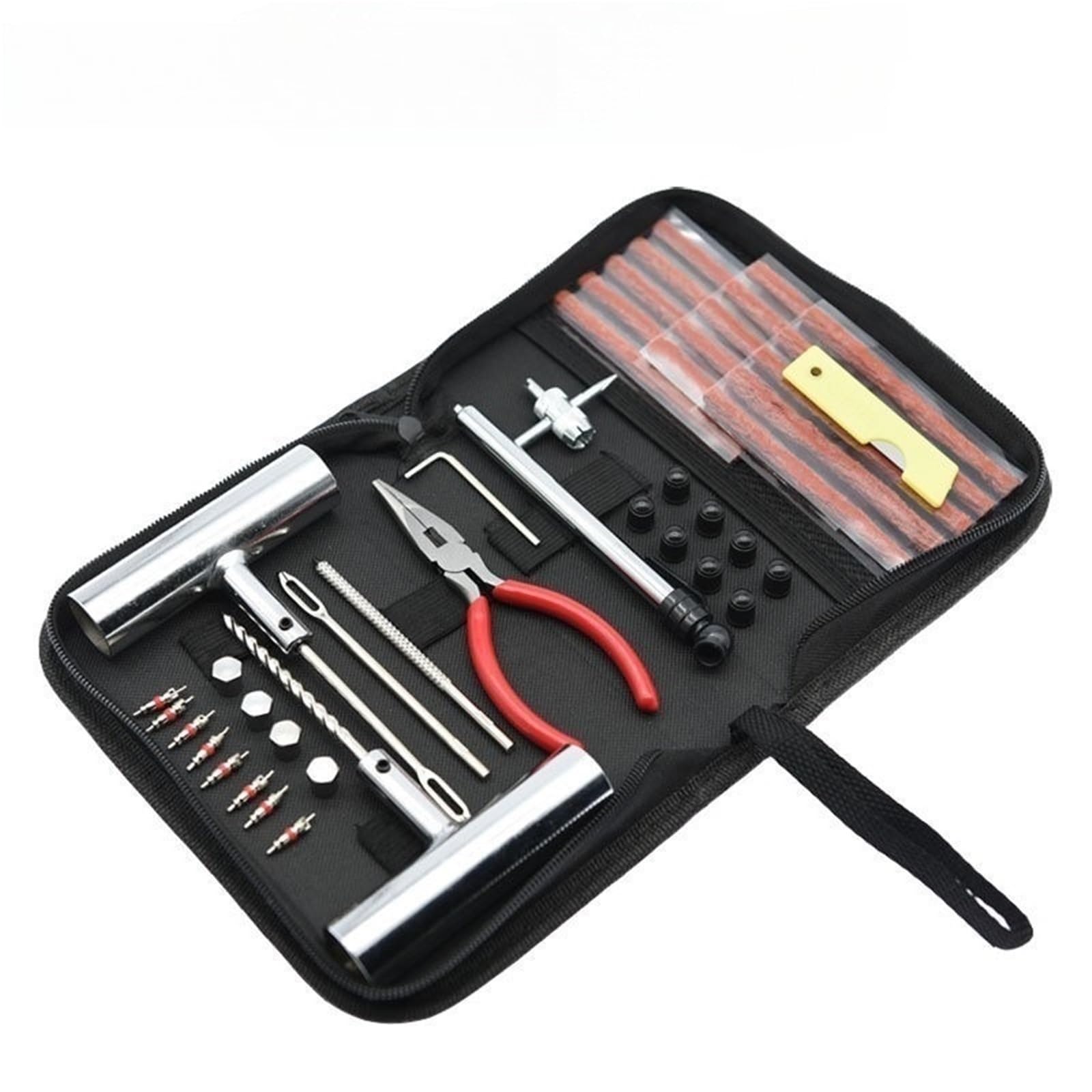 Kit Di Riparazione Pneumatici For Bici, Set Di Tappi For Foratura Da 24/46/62 Pezzi Accessori Universali For La Manutenzione Dei Pneumatici Da Ciclismo(46pcs)