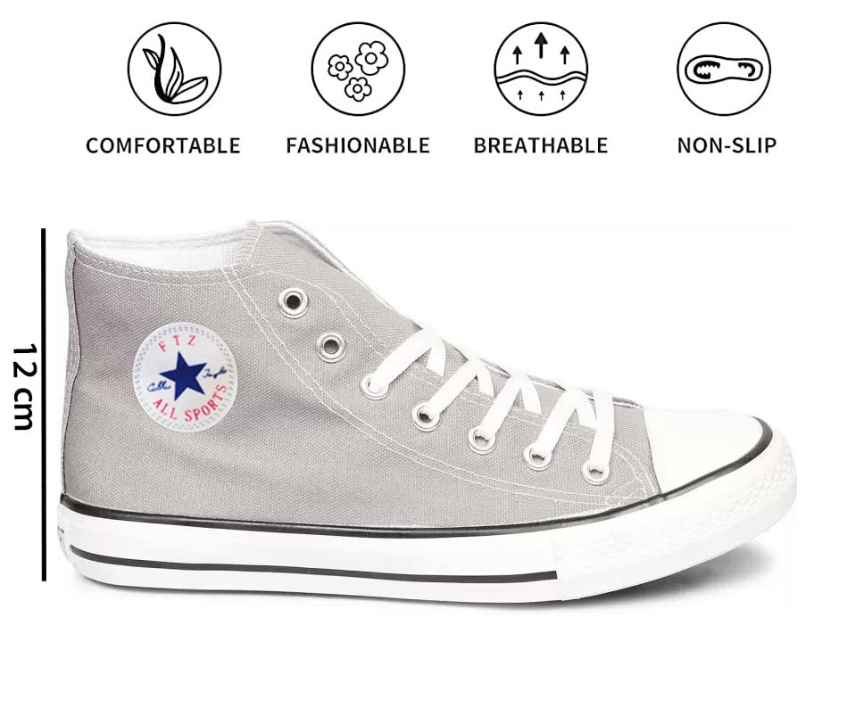 Image of Light Weight Long Canvas Women Sneakers