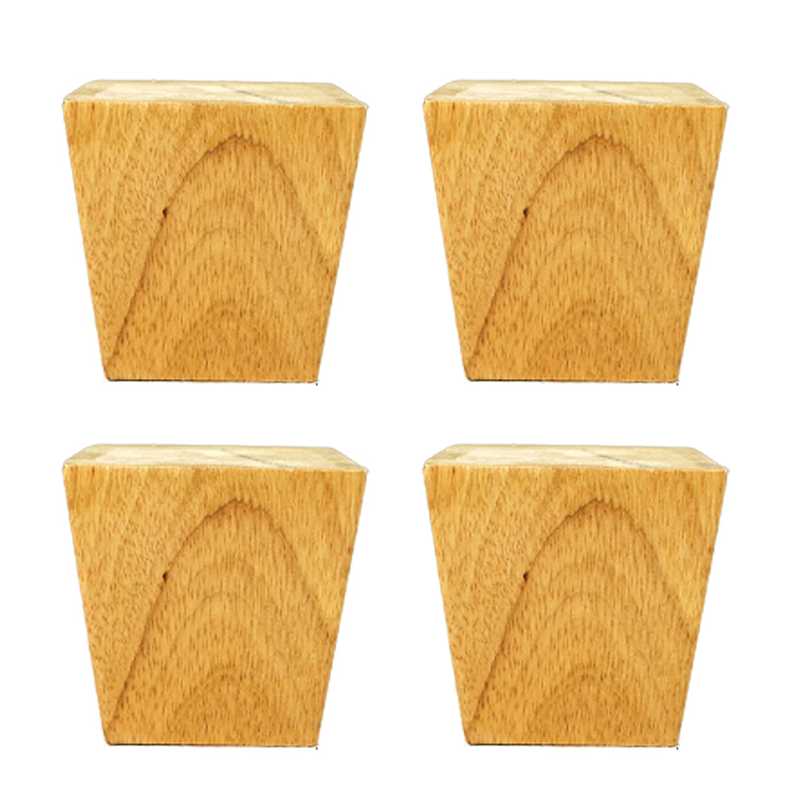 pezzi piedini in legno per divano, gambe per mobili in legno, gambe per tavolo in legno massello, piedini di ricambio per supporto TV/tavolino/armadietto/pouf/divanetto, con viti e protezione antisciv