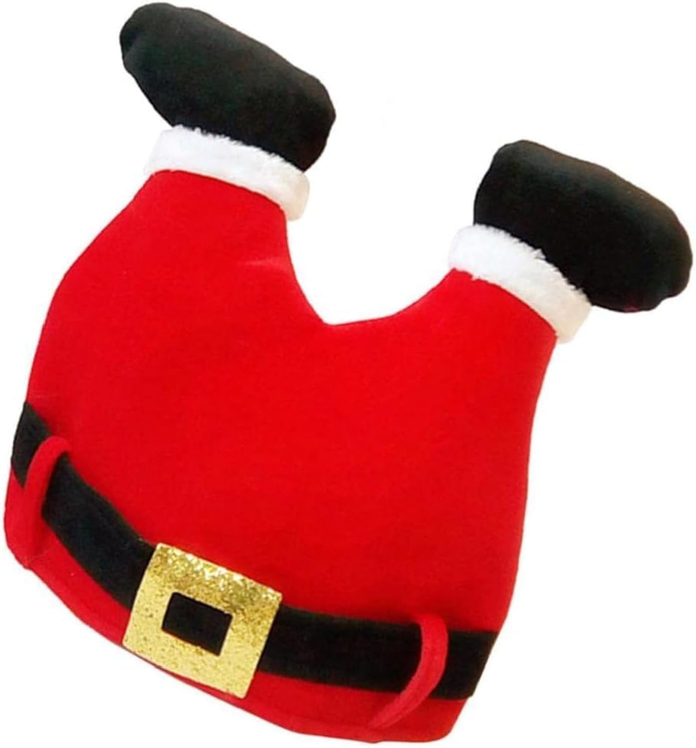 Santa Hat for Christmas Costume - Headwear Cap With Plush Trim for Kids and Adults - Santa Claus Hat for Party and Gifts