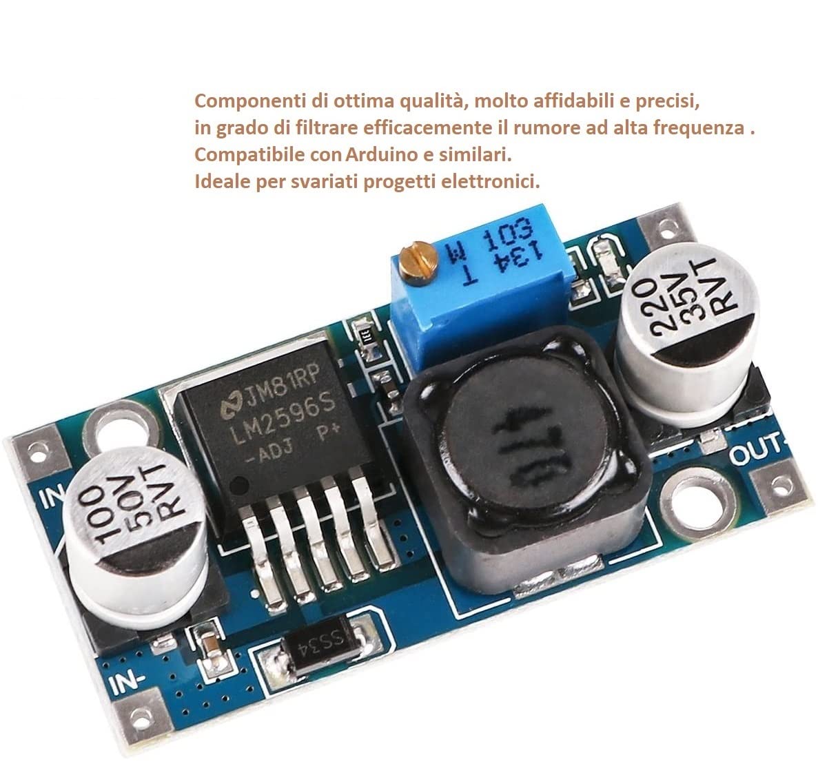 ATEC - 3 x DC/DC Step Down Converter IN:4-35V OUT:1,23-30V [3A Max] (LM-2596-S (3Pz))