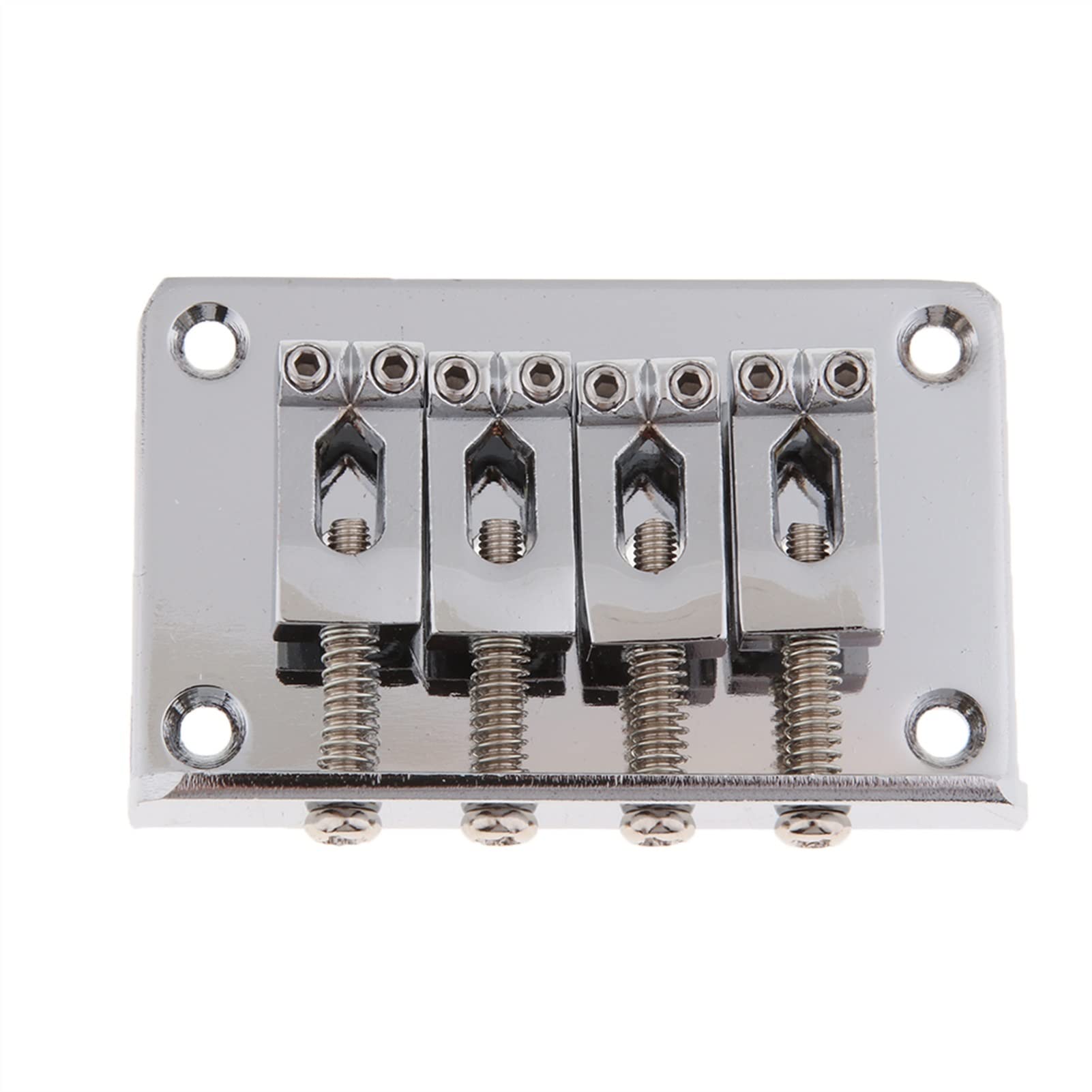 Części zamienne gitary 1 Zestaw 4 String Guitar Mosta Mostu Złoto Do Gitar Elektrycznych Części Instrumentów Muzycznych